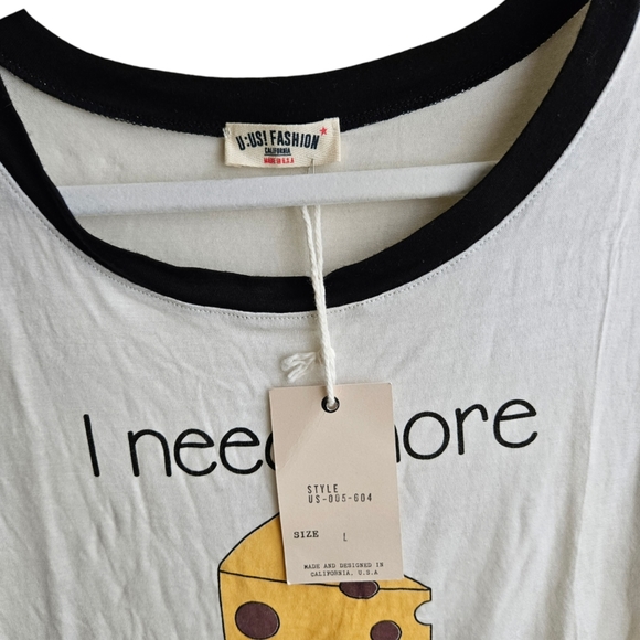 Cheesy Ringer Tee - Picture 3 of 13